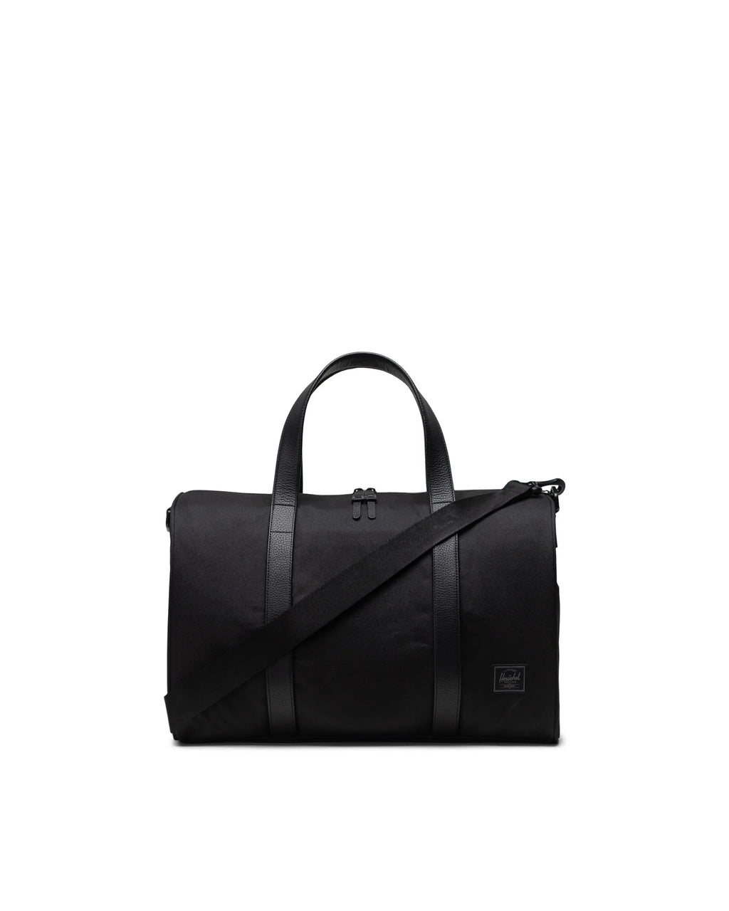 Black carry on size duffle bag.