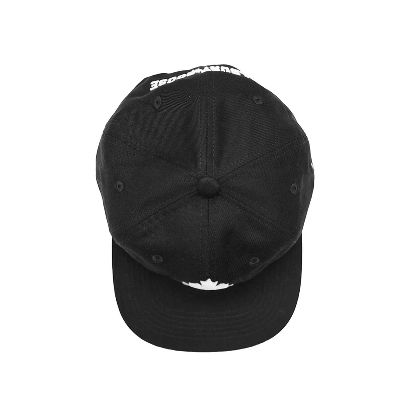 Classic Black Unstructured Snapback