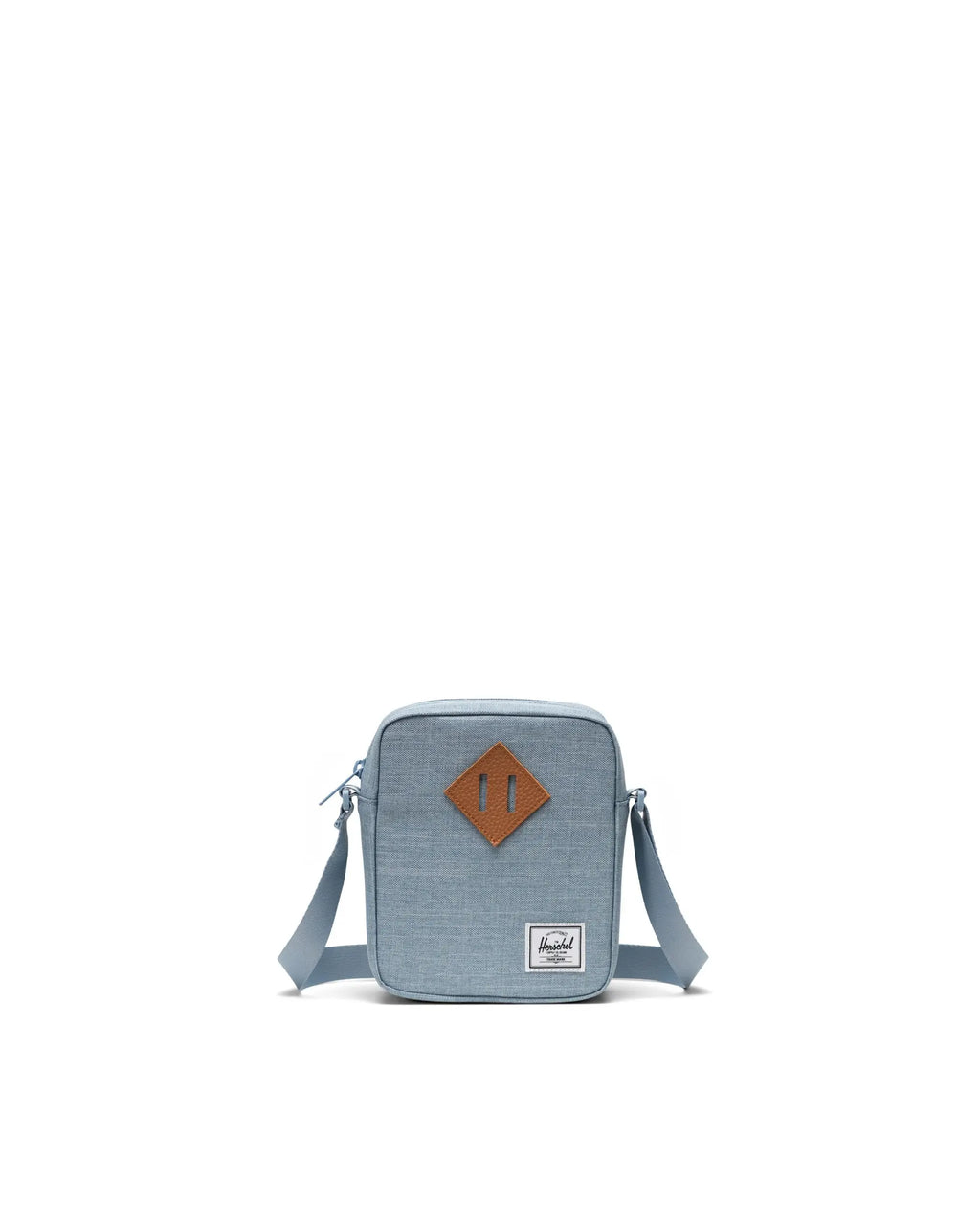 Heritage Crossbody x Ashley Blue Crosshatch