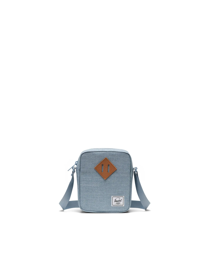 Heritage Crossbody x Ashley Blue Crosshatch