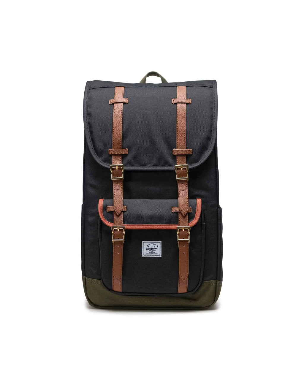 Little America Backpack x Black/Ivy Green/Chutney