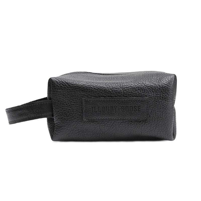 Classic Buffalo Leather Shave Bag