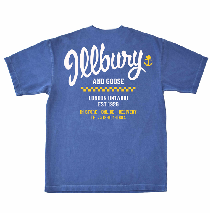 Blue Friday Ultra Heavy-duty 100% Cotton Boxy T-Shirt