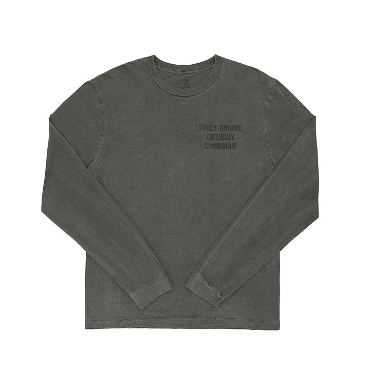 Standard Stone-Wash Mid-Weight Cotton L/S T