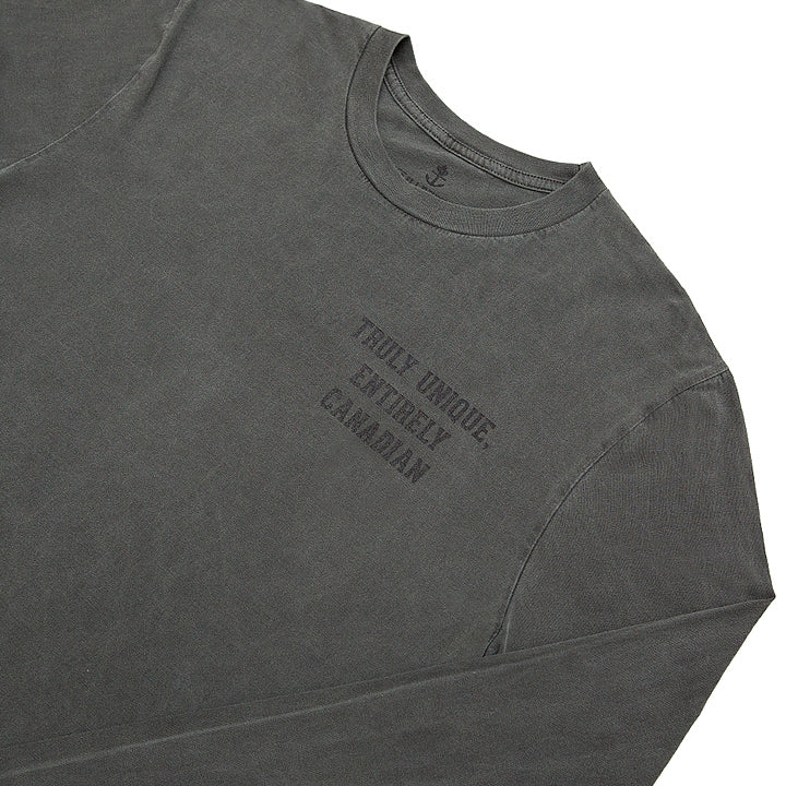 Standard Stone-Wash Mid-Weight Cotton L/S T