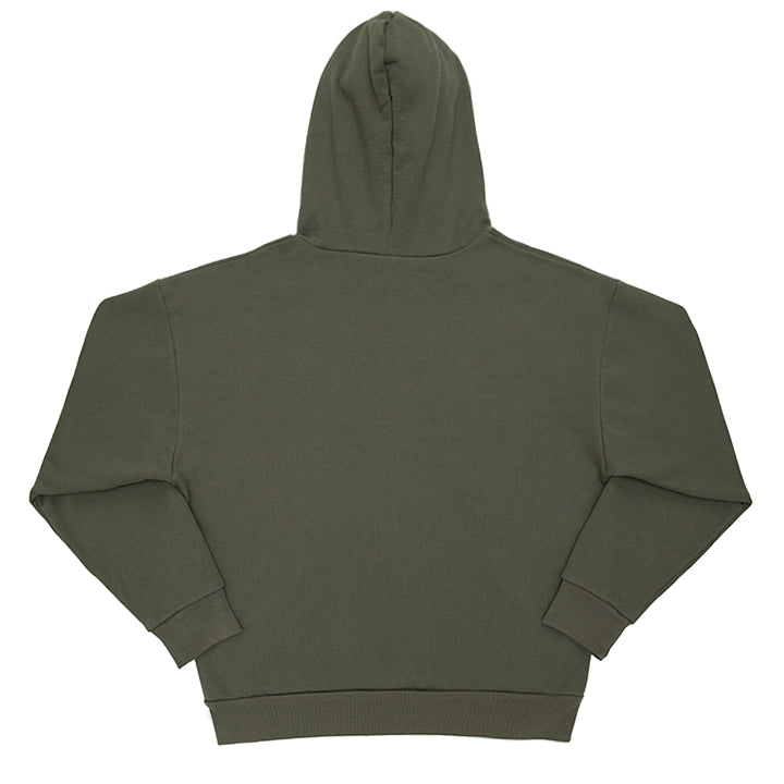 Relaxed Olive Heavy-Duty Hoodie