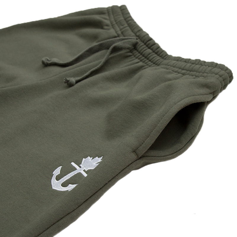 Olive Heavy-Duty Sweatpants