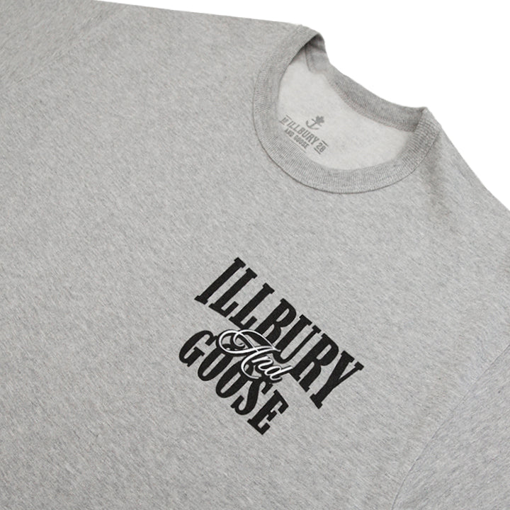 Arched Heavy Grey Relaxed T-Shirt