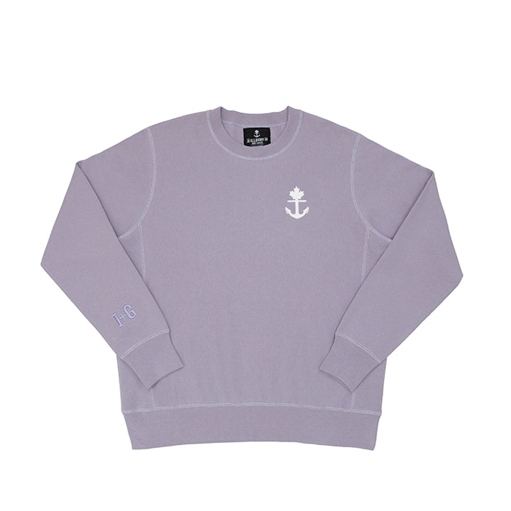 Classic Lavender Heavy-Duty Crewneck