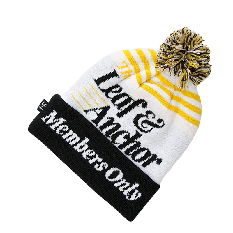 Leaf & Anchor Pom Toque