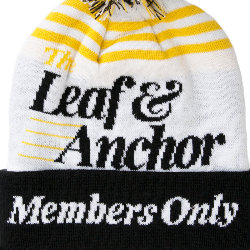 Leaf & Anchor Pom Toque