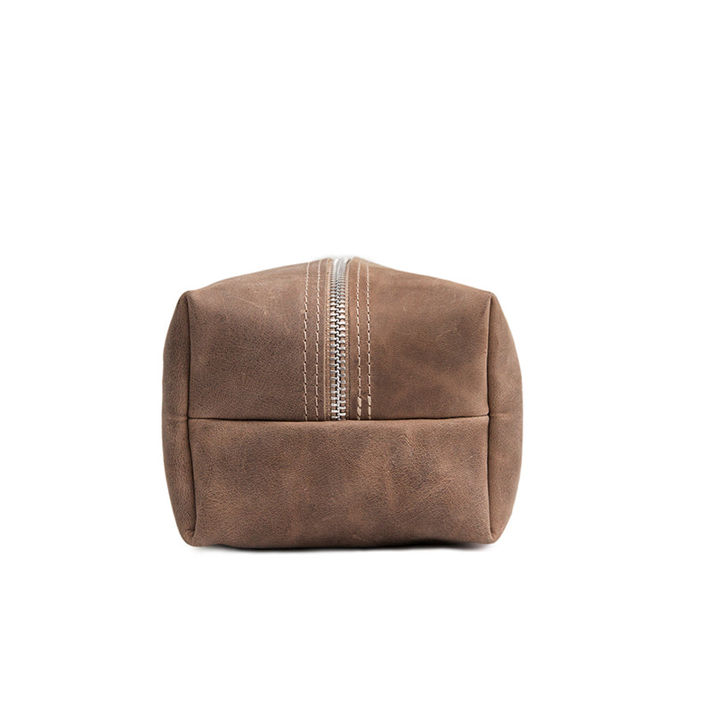 Classic Buffalo Leather Shave Bag