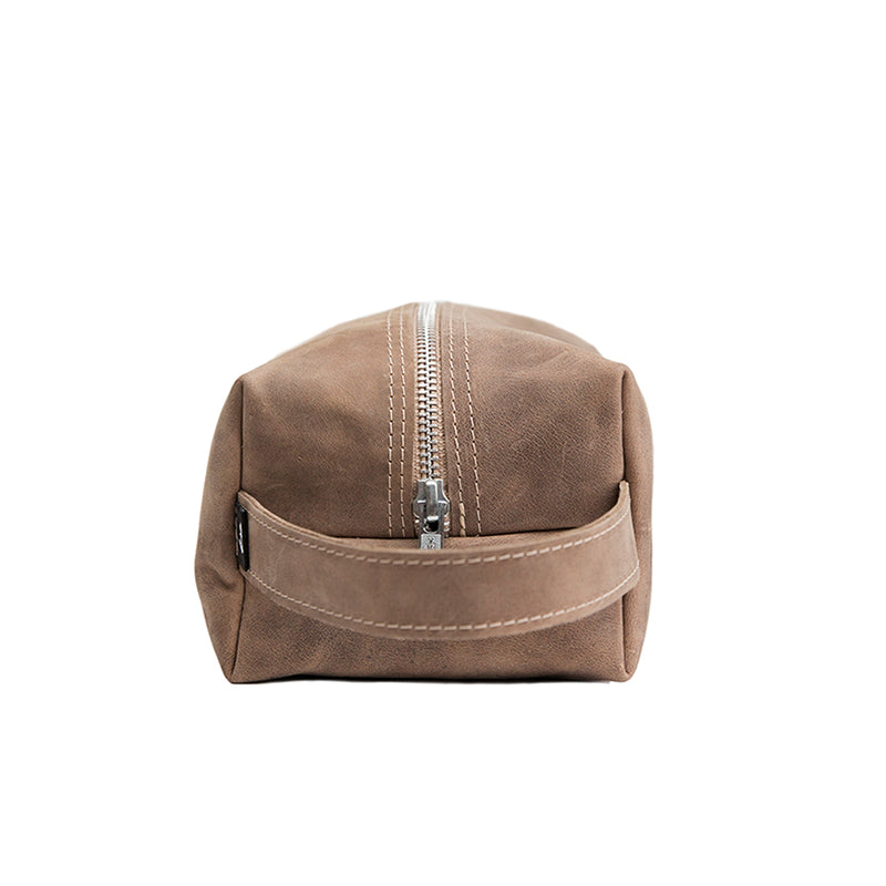 Classic Buffalo Leather Shave Bag