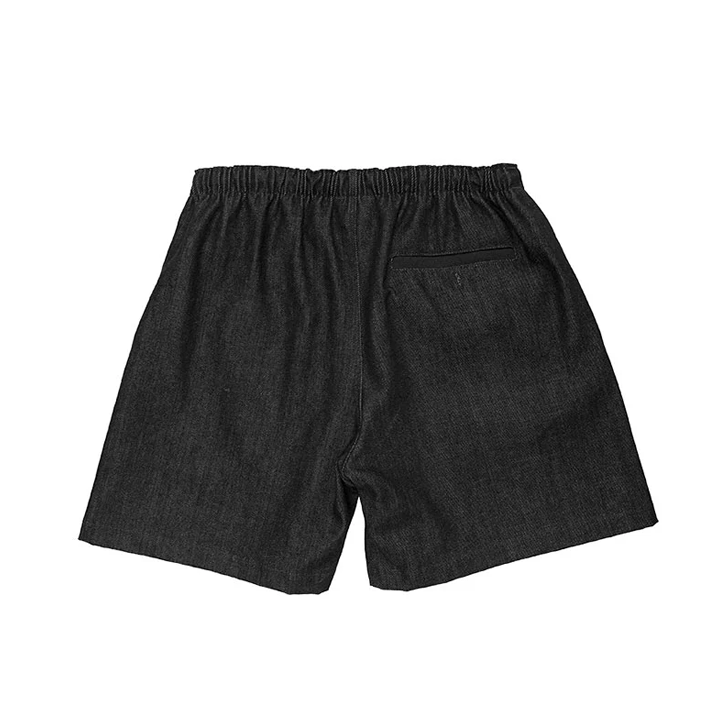 Classic Black Denim Short