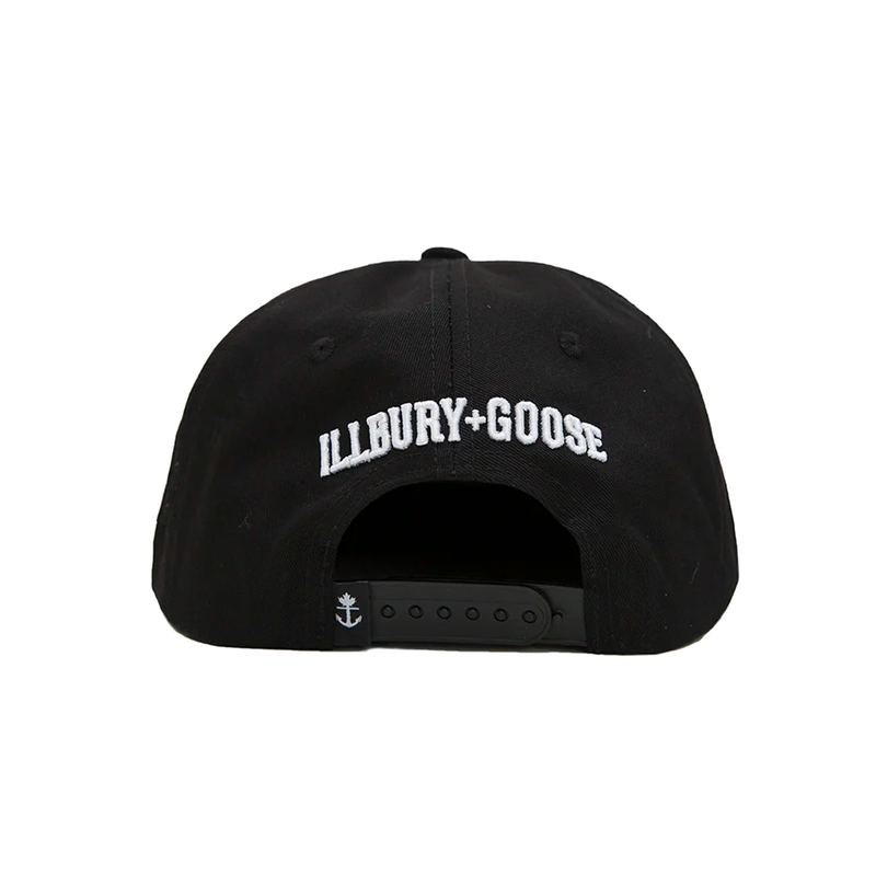 Classic Black Unstructured Snapback