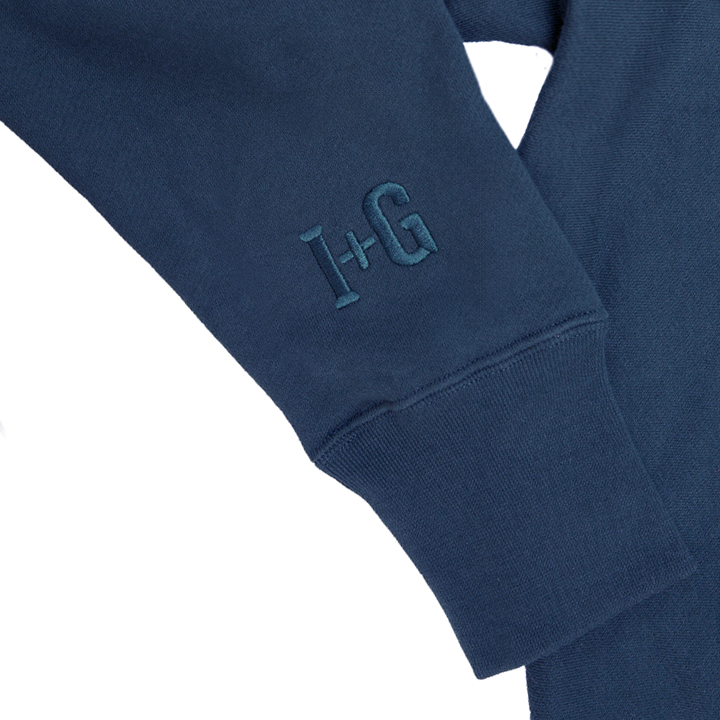 Heavy-Duty Cozy Dark Blue Hoodie
