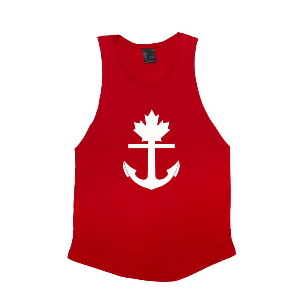 canada shirt tank top anchor leaf