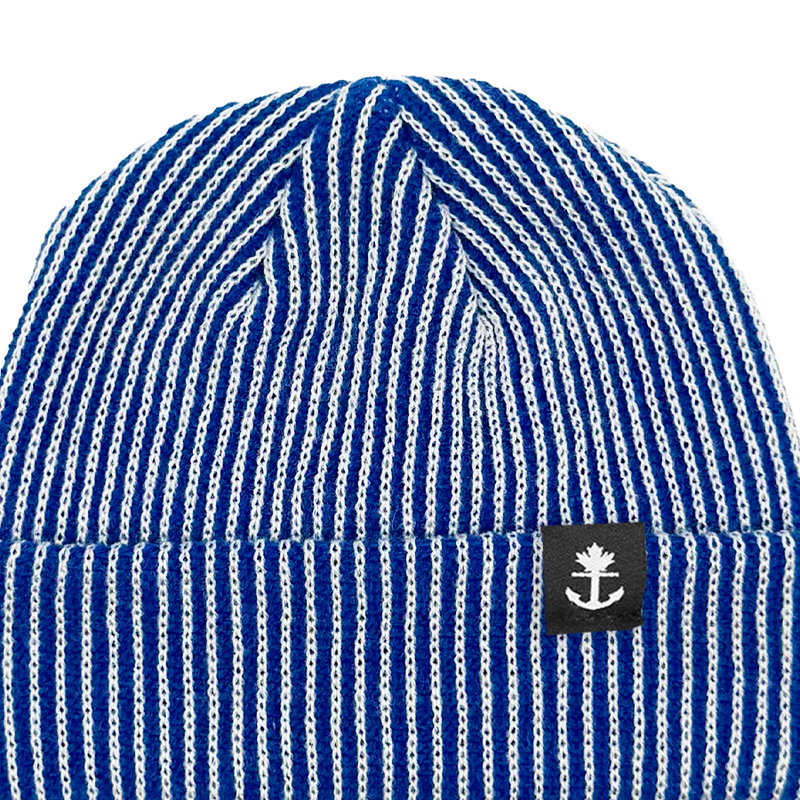 Striped Royal & White Sailor Short Fit Knit