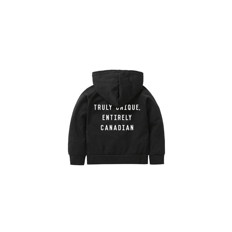 Kids Truly Unique Black Hoodie