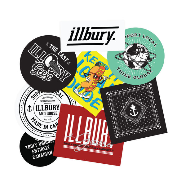 Misc. Sticker Pack – Illbury + Goose