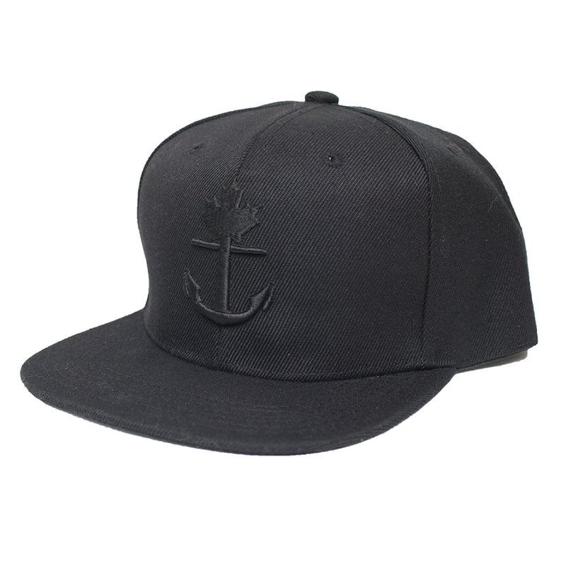 Classic Black Unstructured Snapback