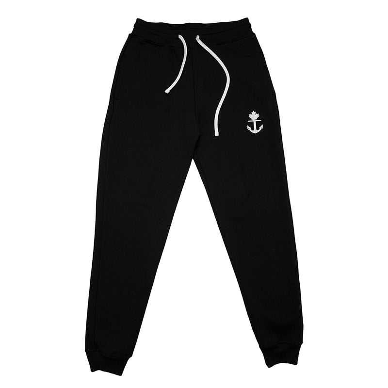 Heavy-Duty Black Joggers