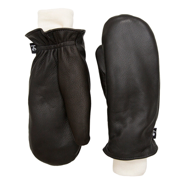 Mitts x Black [Deerskin]