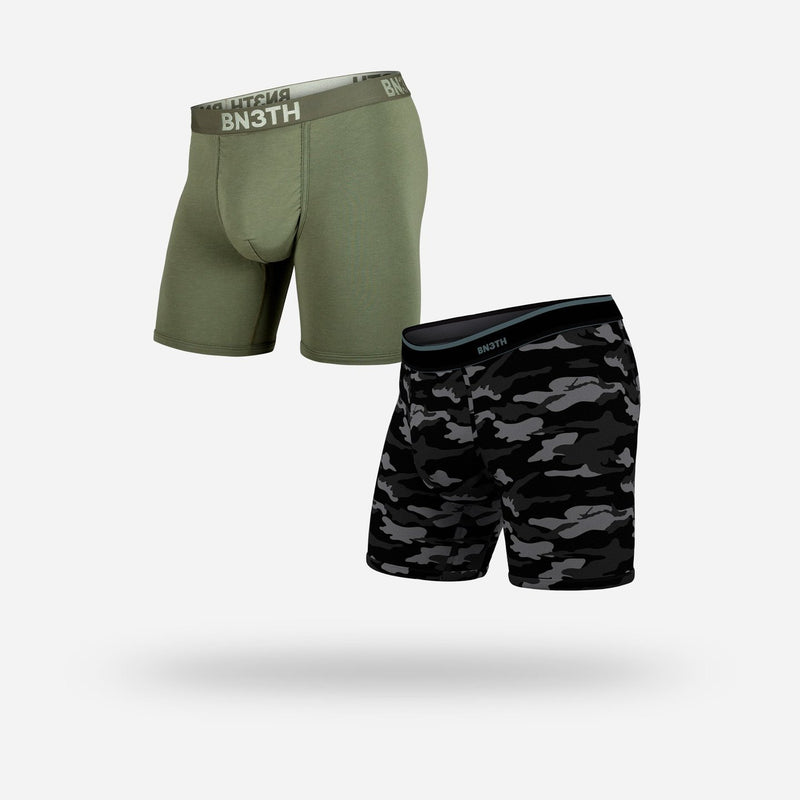 BN3TH Boxer Brief x 2-Pack Pine/Covert Camo