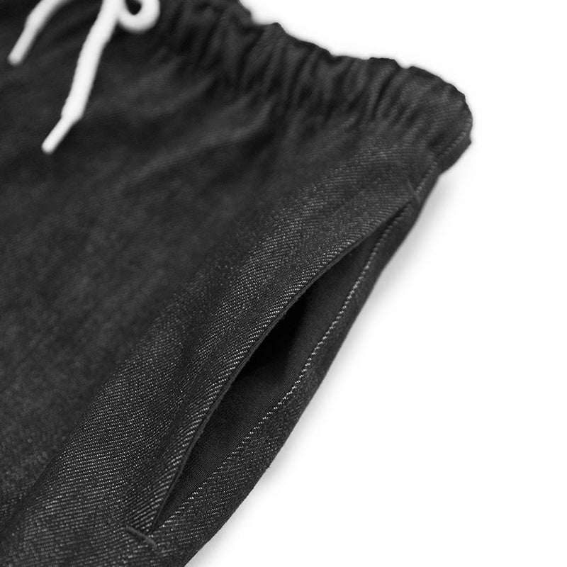 Classic Black Denim Short