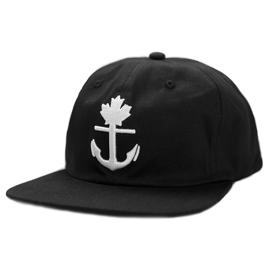 Classic Black Unstructured Snapback