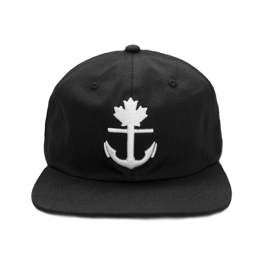 Classic Black Unstructured Snapback