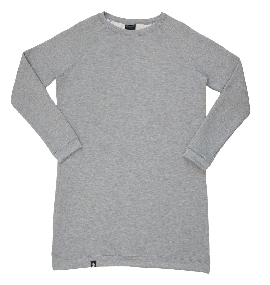 Classic Heather Grey Sweater Dress