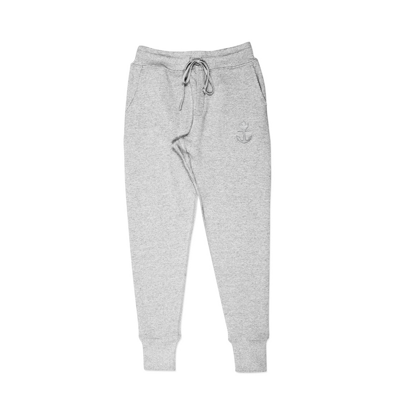 Heavy-Duty Grey on Grey Joggers