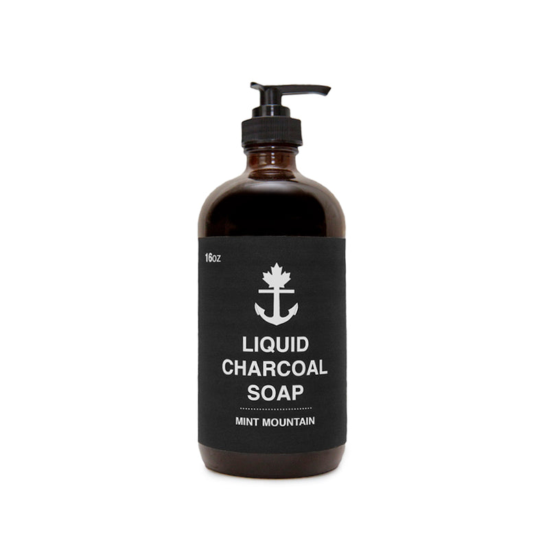 Liquid Mint Mountain Charcoal Soap