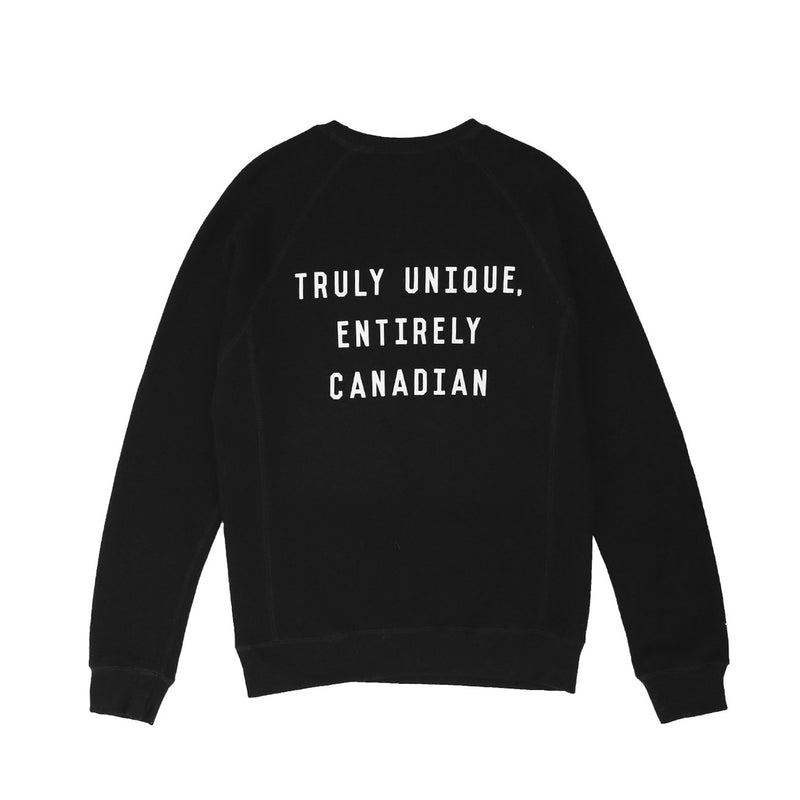 Truly Unique Black Crewneck